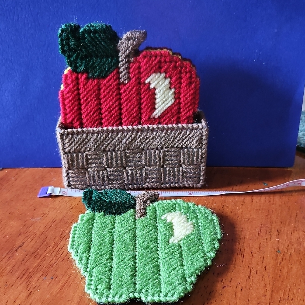 Handcrafted Apple Coasters
